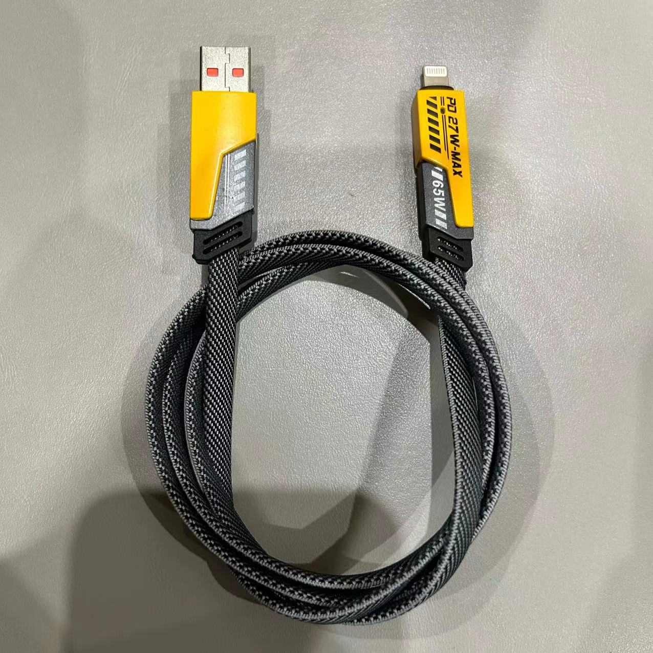 USB CABLE 4 IN 1 FAST CHARGE 65 WATT