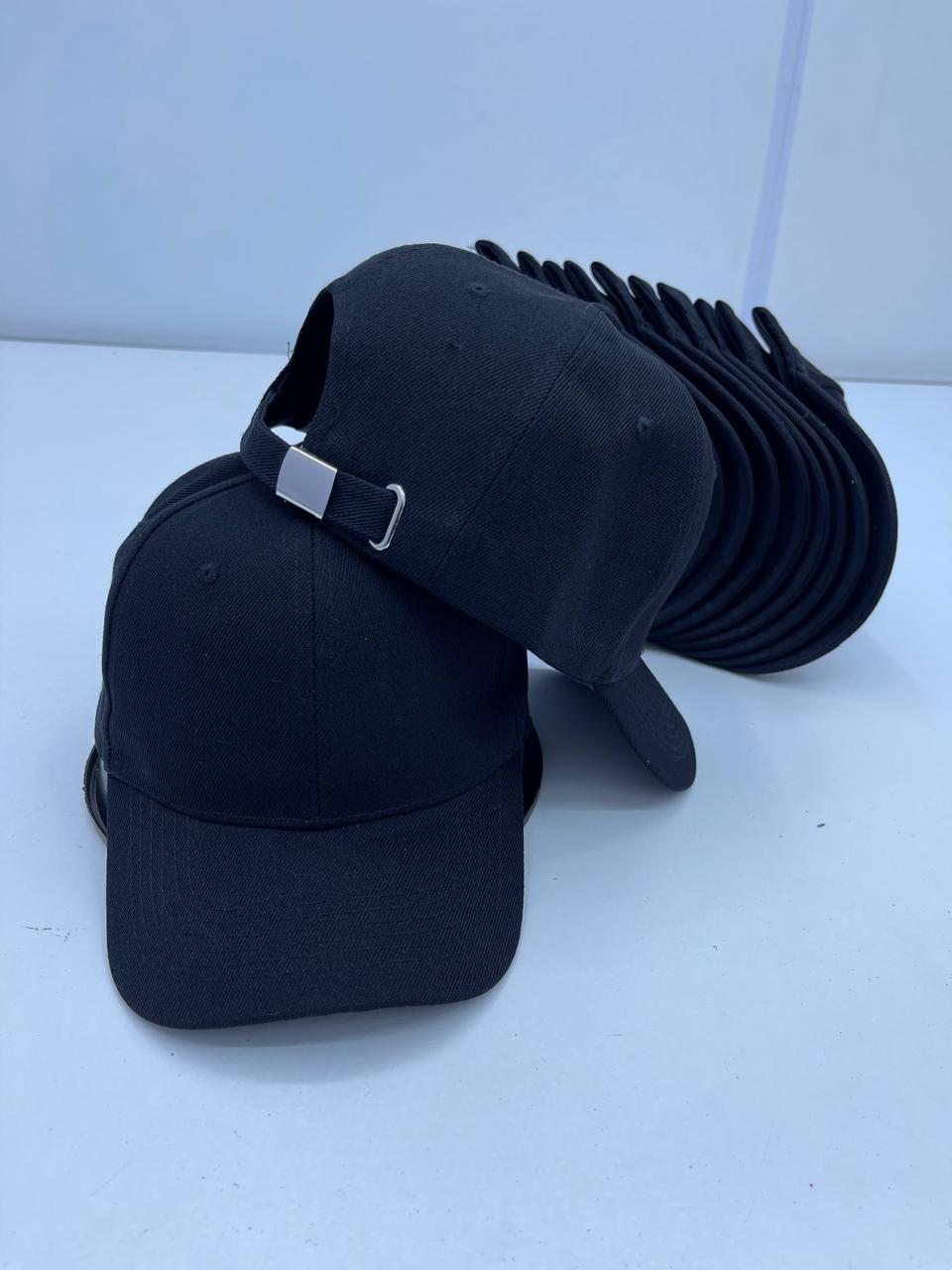 Plain baseball caps