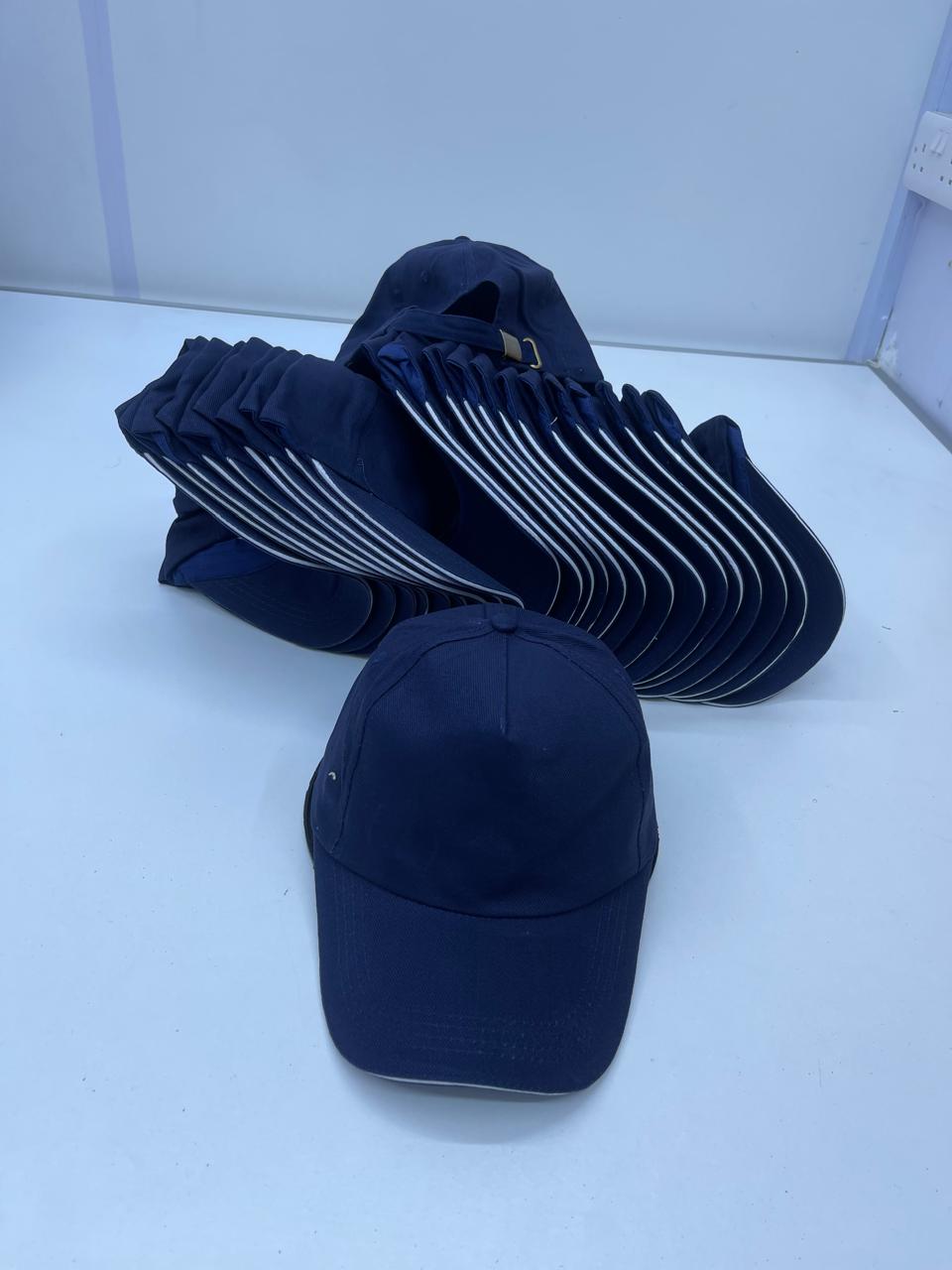 Plain baseball caps